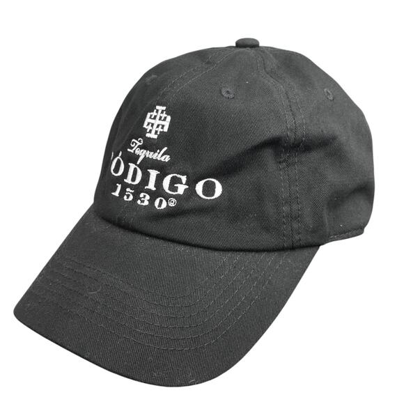 NEW Tequila Codigo 1530 Black Embroidered Logo Adjustable Baseball Cap Hat OS - Picture 1 of 5